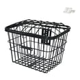 thumbnail image 3 of Cesta de almacenamiento para bicicletas de alambre metálico con tapa negra para bicicletas de hombres y mujeres adultos, 3 of 8