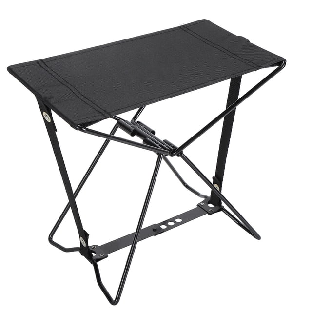 Camping Stool, Load Capacity 100kg Metal Miniature Table Fishing Stool for Patio