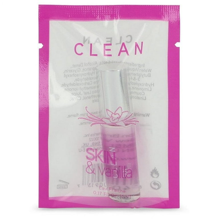 Clean Skin And Vanilla Mini Eau Frachie By Clean - 0.17 oz Clean Skin And Vanilla Mini Eau Frachie By Clean - 0.17 oz