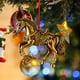 thumbnail image 5 of Decoraciones de Navidad para el Hogar Acrílico 2D Flat Christmas Holiday Trailer Decoración de Interiores Decoración Del Hogar Colgante, 5 of 5