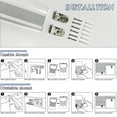 thumbnail image 6 of Keego Day and Night Cordless Cellular Shade Adjustable Dual Use Honeycomb Window Blinds Light Filtering Sheer and Blackout Whtie 41.0"w x 68"h, 6 of 7
