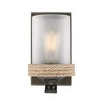 thumbnail image 2 of Golden Lighting 1048-BA3 GMT-CS 3 Light Bath Vanity, Gunmetal Bronze & Clear Sandblasted, 2 of 4