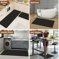 thumbnail image 7 of Kitchen Mat 2Pcs Cushioned Anti-Fatigue Area Rug Sets Waterproof Non-Slip Kitchen Mats and Rugs Heavy Duty Comfort Foam Rug for Kitchen Floor Home Office Sink in Black, 7 of 7
