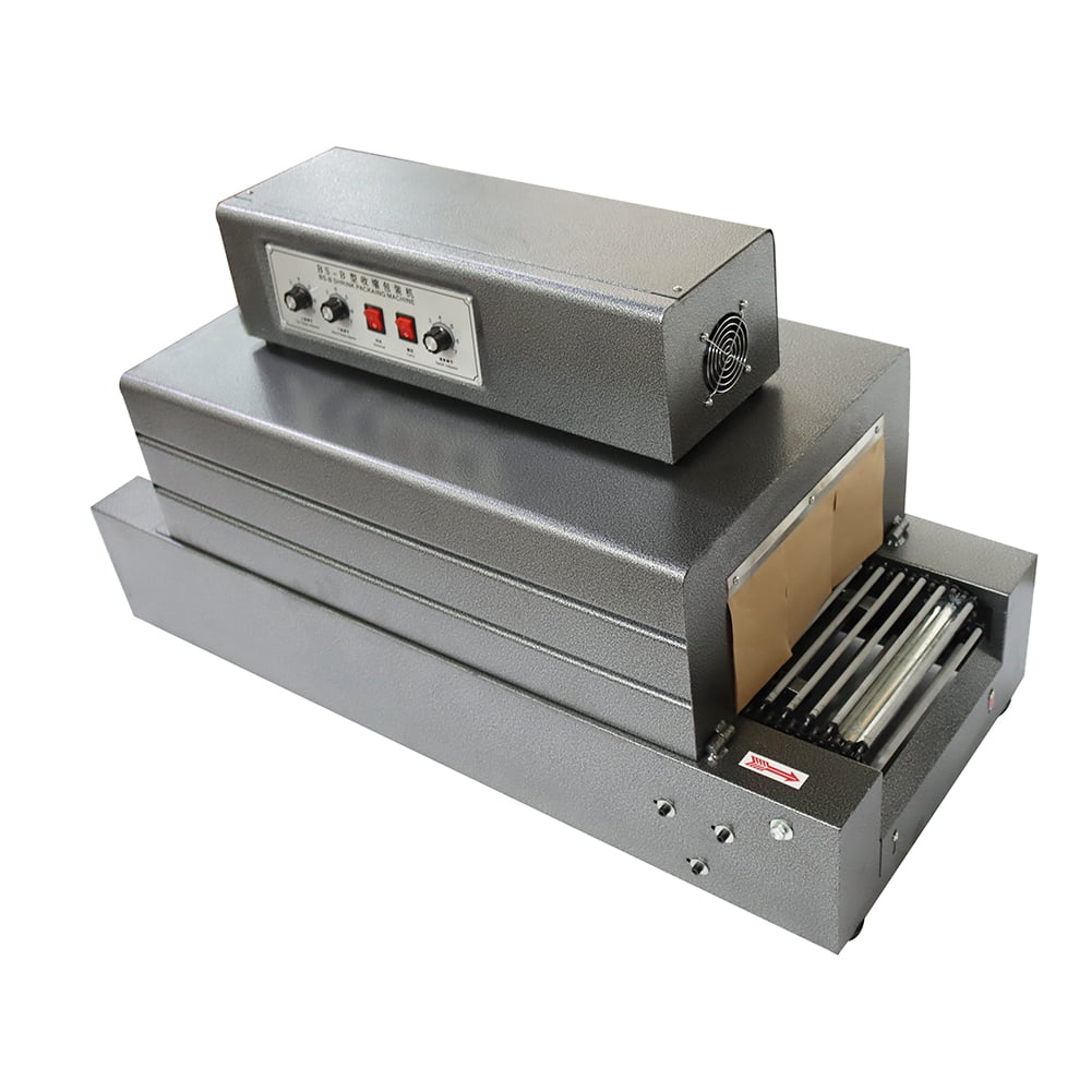 Shrink Tunnel Sealing Packing Machine Thermal Heat Shrink Wrap Machine for Food Stationery Hardware Tools Daily Necessities Packing 220V