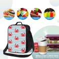 thumbnail image 4 of Balery Cute Red Crabs With Nautical Caja de Almuerzo y Bolsa de Almuerzo para Hombres y Mujeres, Bolsa de Almuerzo Reutilizable con Gran Capacidad, Bolsa de Almuerzo Aislada, 4 of 7