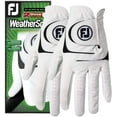 thumbnail image 2 of (2 pack) FootJoy Men's WeatherSof Golf Glove - 2 Pack, ML, Left Handed, White, 2 of 9