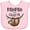 AD-Pink, variant on Inktastic Pawpaw Loves Me Cute Sloth and Baby Boys or Girls Baby Bib