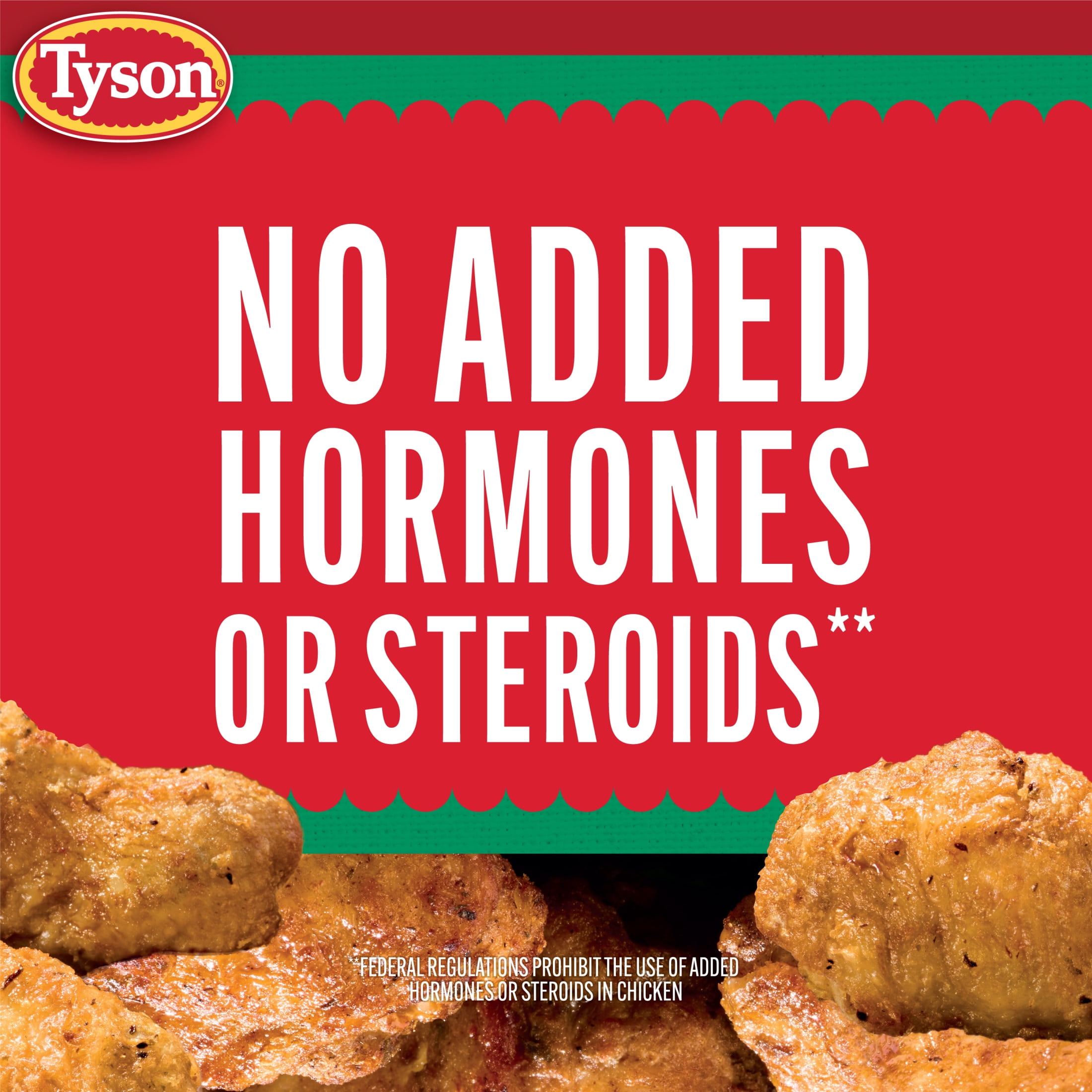 Tyson Garlic Parmesan Crispy Wings, 16 oz (Frozen, Fully Cooked)