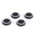 thumbnail image 4 of Tapa de botón basculante 4 piezas de silicona Joystick analógico Thumbstick Grip Cover para PS4 (negro + blanco) Hugtrwg Para estrenar, 4 of 9
