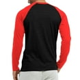 thumbnail image 3 of 3 Packs of Top Pro Men & Women Long Sleeve Baseball Raglan Tee Shirt Top (S-3XL), 3 of 4