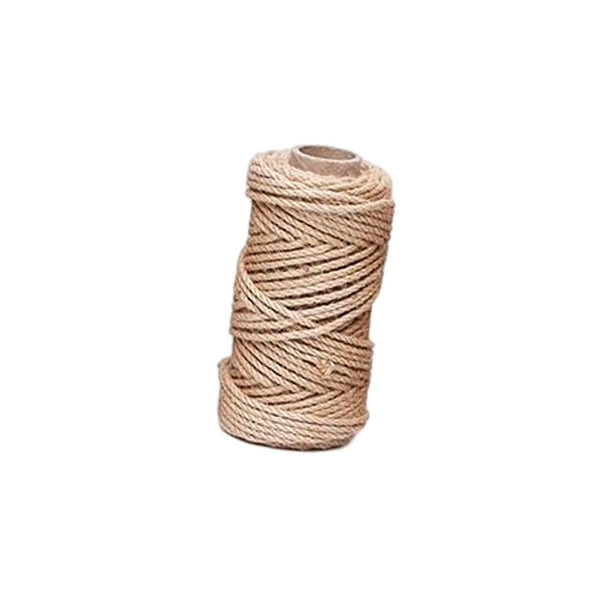 Jute Twine Rope Gift Wrapping Twine Sturdy Pets Furniture Artwork Sisal Rope  for 6mm 