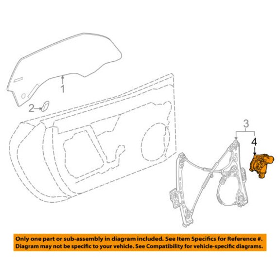 Chevrolet GM OEM 14-17 Corvette Door-Window Motor 84216132