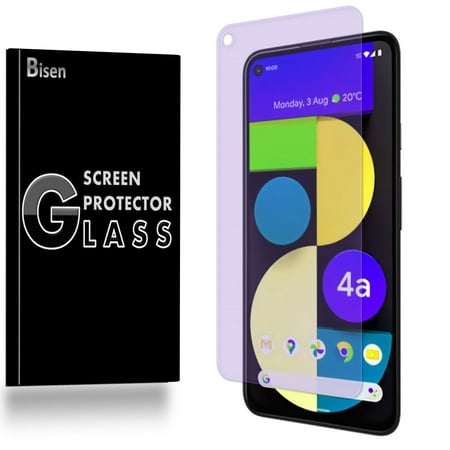 For Google Pixel 5 (2020) [BISEN] Tempered Glass Anti Blue Light [Eye Protection] Screen Protector, Anti-Scratch, Anti-Shock, Shatterproof, Bubble Free
