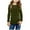 Green, variant on uikmnh Teen Tops Girls Fashion Casual Button Down Tunic Top Long Sleeve Loose Fit Crewneck Blouse Tee Shirt for Kids Size:12-13 Years