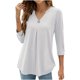 thumbnail image 2 of Pntutb - Blusa informal con cuello en V y manga 3/4 para mujer PNTUTB Pntutb-310, 2 of 7