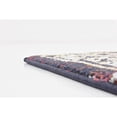 thumbnail image 3 of Unique Loom Turin Augustus Rug Rust Red/Blue 2' 7" x 12' 2" Runner Border Bohemian Perfect For Bathroom Hallway Mud Room Laundry Room, 3 of 7