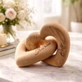 thumbnail image 1 of Weloille Heart-Shaped Decorative Wooden Ring 1 Piece, Rustic Home Decor Accessory for Wall Hanging and Craft Projects, 1 of 9