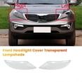 thumbnail image 4 of 1Pair Front Headlight Cover Transparent Lampshade for R 2009-2012 HeadLamp Glass Lens Replacement Shell, 4 of 5