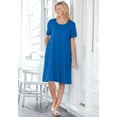 thumbnail image 2 of Woman Within Plus Size Perfect Short-Sleeve Crewneck Tee Dress, 2 of 4