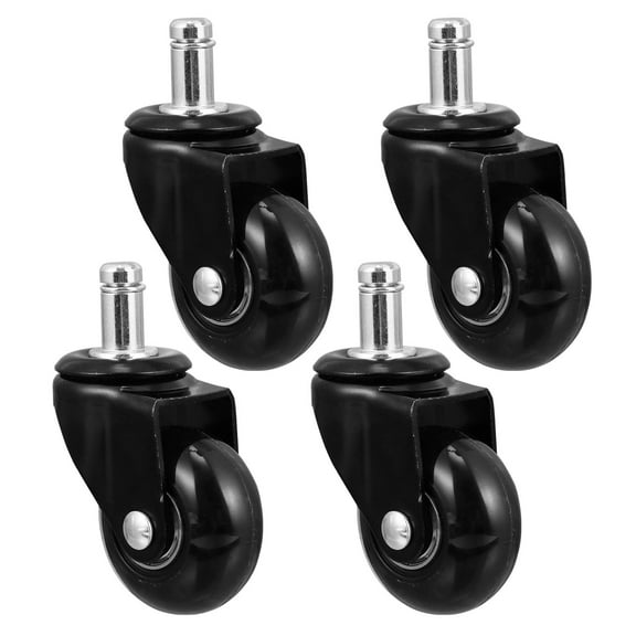 DECORNIJIA 4 Pcs Mute Chair Casters for Furniture Wood Floor 2 Inch