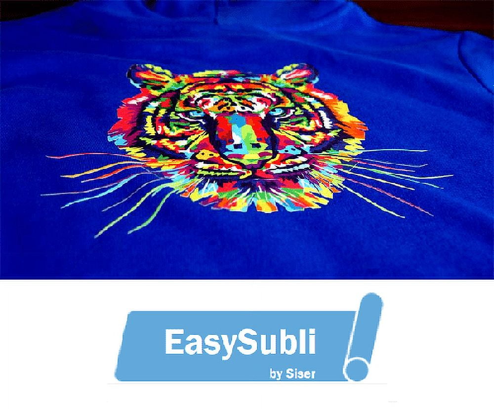 Siser EasySubli Sublimation Iron-On Heat Transfer Vinyl HTV 8.5" x 11" - 25 Sheets