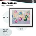 thumbnail image 4 of Stupell Industries Contemporary Bright Pastel Ornaments Black Framed Print Under Glass, 16 x 13, by Arlington Prints, 4 of 8