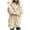 Beige, variant on Cardigan for Women Fuzzy Fleece Open Front Soild Color Plus Size Hooded Sweaters Casual Loose Long Sleeve Fleece Winter Coats with Pockets S-5XL on Clearance