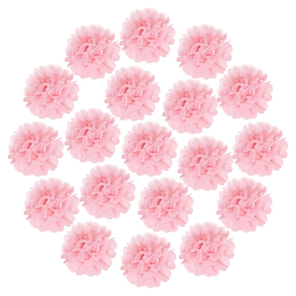20Pcs Paper Pom Poms, 4 Inch Paper Flowers Tissue Paper Flowers Mexican Paper Flowers for Birthdays Party Wedding Pink