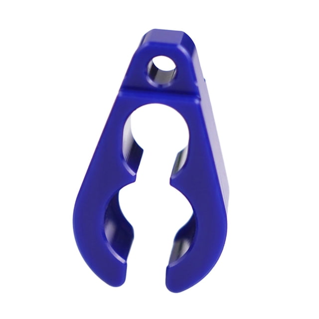 Retenedor de manguera larga Retenedor de snorkel compacto BC Regulador de la respiración Clamp de tubería Azul