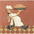 thumbnail image 2 of Marrott, Stephanie 15x15 Black Ornate Wood Framed with Double Matting Museum Art Print Titled - Pasta Chef, 2 of 4