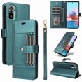 thumbnail image 1 of FOXDOCK Funda tipo Cartera para Xiaomi Redmi Note 10 4G – Cubierta de Cuero PU con Múltiples Ranuras, Bolsillo para Efectivo y Correa de Muñeca, 1 of 6