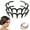 Black-2pcs, variant on U Shape Fashion Tooth Hair Comb Headband, Wavy Hair Band High Cranium Head Bands, Reversible Korean Headbands for Women Girls (Black-2pcs, standard)