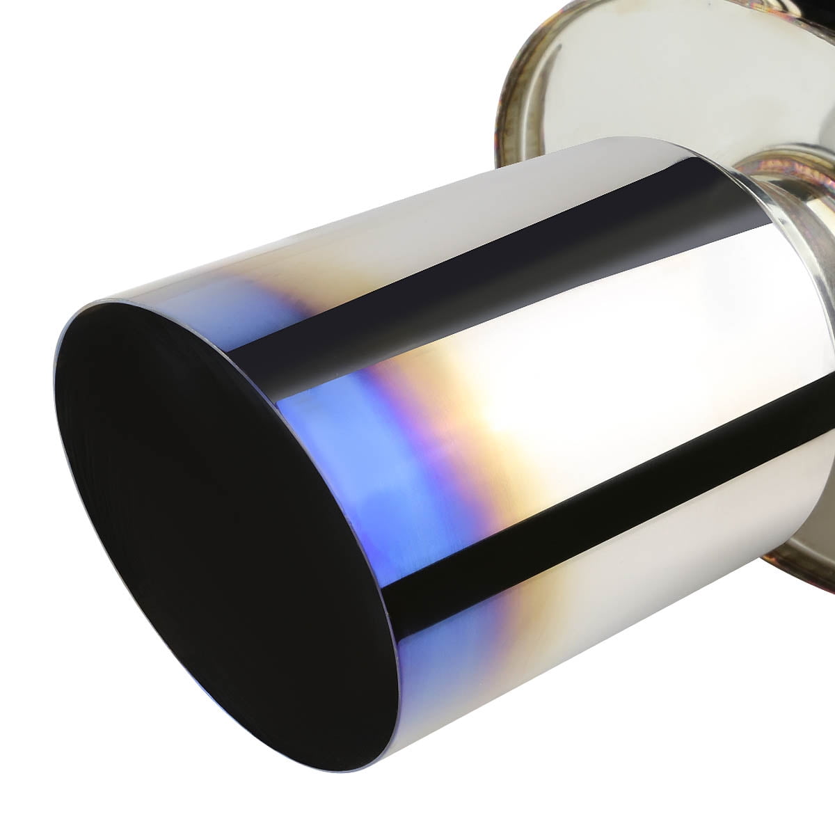 DNA Motoring CBE-ME06L4-BT For 2006 to 2009 Mitsubishi Eclipse 4G 2.4L Stainless Steel 4" Burnt Tip Catback Exhaust System 07 08