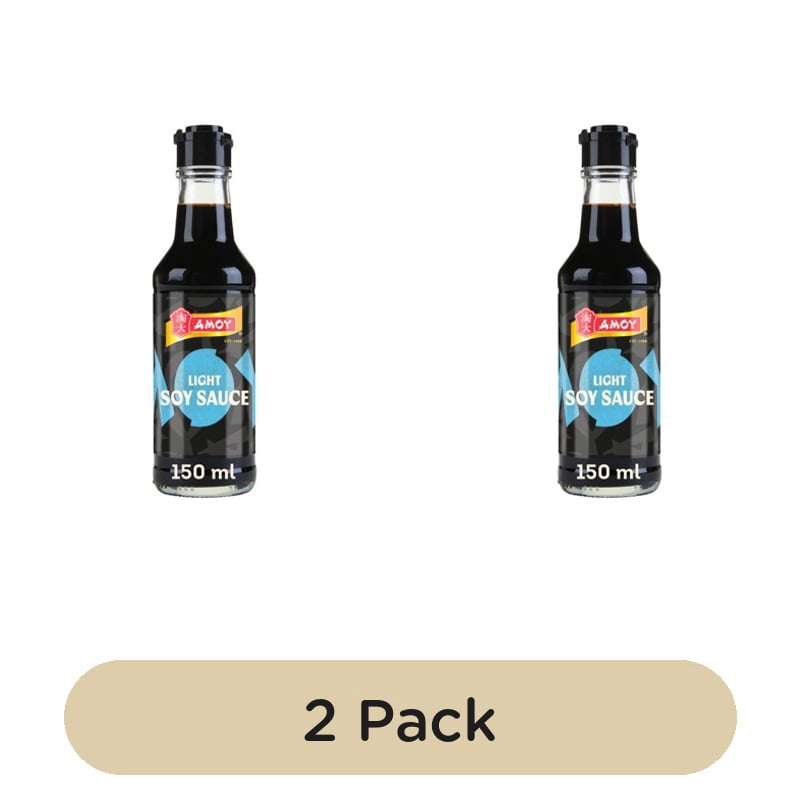 Amoy Soy Sauce Light 150ml, British Import (Pack of 2)