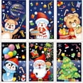 thumbnail image 2 of Juego de pegatinas electrostáticas para decoración del hogar, pegatinas de copos de nieve, árbol de Navidad, alce, ventana, fiesta de Navidad, 2024, 2 of 4