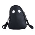 thumbnail image 2 of Bolsa de hombro de moda Bolsos cruzados pequeños de cuero de fantasma de diablo divertido (Negro A) Likrtyny Para Estrenar, 2 of 3