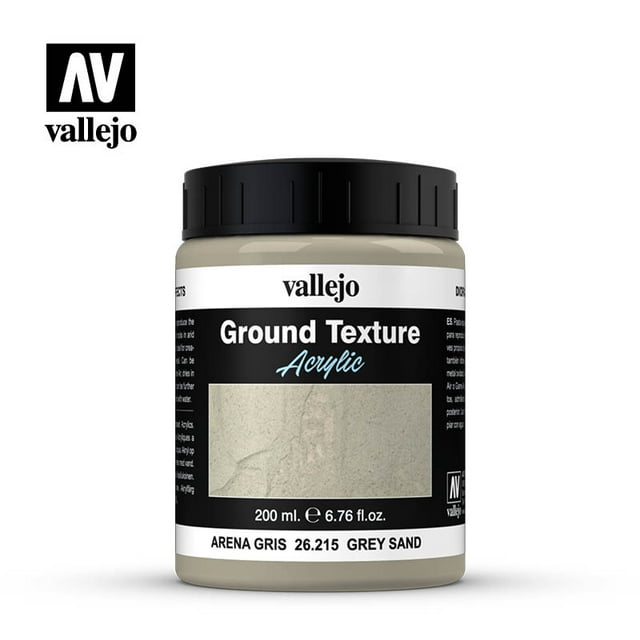 Vallejo Diorama FX Texturas de Suelo 200 ml (6.76 fl.oz.) - Pigmentos Permanentes y Resinas Acrílicas Base Agua, Ideal para Miniaturas, Maquetas a Escala y Dioramas