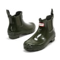 thumbnail image 7 of Hunter Women's Original Gloss Chelsea Boots, Dark Olive,5 M US, 7 of 7