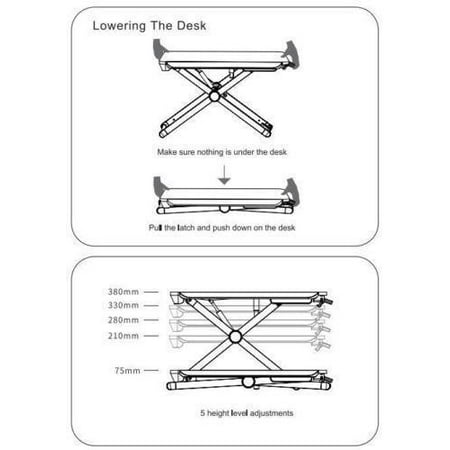 Liveditor Standing Desk Converter Standup Ergonomic Height