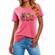 thumbnail image 4 of Mujeres Manga Corta de Verano Tops Pascua Impresa Cuello Redondo, Blusa de Moda Casual para la Primavera, 4 of 5