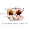 thumbnail image 4 of JYYYBF Kids Sunglasses with Hair Clips Hair Ties Set of 7 Cute Cartoon Party Accessories Set for Baby Toddler Little Girls, 4 of 4