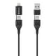 thumbnail image 3 of Cable 4 en 1, USB/USB C a Lightning/USB C de 1 m Steren USB-4721, 3 of 3