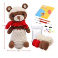 Woobles Crochet Kit for Beginners Knitting Kit with Animal DIY Craft