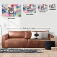 thumbnail image 5 of Hippie Siamese Portrait Watercolor Tie-Dye Vintage Styles Horizontal Matte Canvas Poster Cat Lover Kitten Owner Gifts Wall Art Home Decor - 00014, 5 of 5