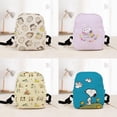 thumbnail image 2 of Miniso Snoopy Charlie Brown Bolso de hombro de lona con estampado de dibujos animados Mochila pequeña Mochila de viaje Mochila de ocio para regalo de cumpleaños, 2 of 5
