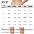 thumbnail image 3 of Long Shorts for Women Petite Lightweight Quick Dry Hiking Cargo Shorts with Pockets Summer Drawstring Bermuda Short Khaki M, 3 of 8