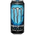 Monster Energy Zero Sugar, Low Calorie Energy Drink, 16 Ounce (Pack Of