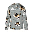 thumbnail image 3 of Uemuo Funny Beagle Active Dog Pattern Women's Full Zip UPF 50+ Sun Protection Hoodie Jacket Long Sleeve Sun Shirt Hiking Outdoor Performance with Pockets-Medium, 3 of 9