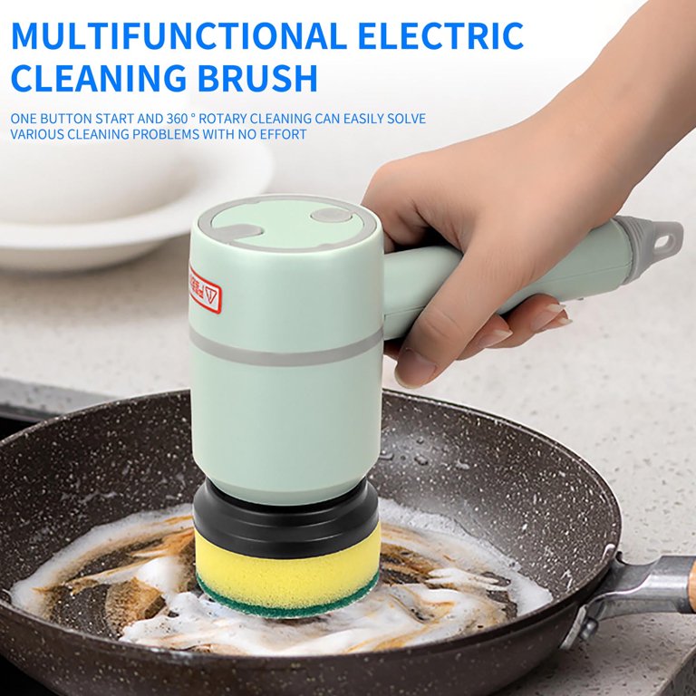 Multi-functional Electric Cleaning Brush for Kitchen and Bathroom