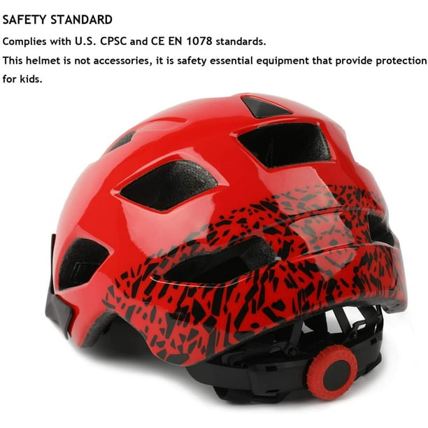 Boys red bike helmet cheap
